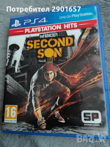 Продавам infamous second son PS4 , снимка 1 - Игри за PlayStation - 48490687