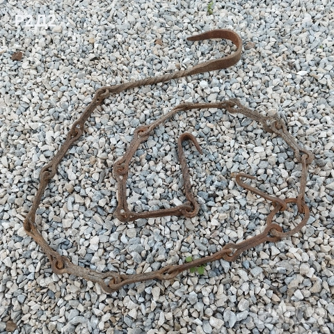 стара верига за огнище 194 см