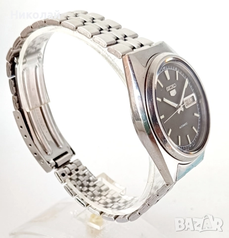 Seiko 5 Сейко 5 - самонавиващ се часовник, запазен, снимка 3 - Мъжки - 52397867