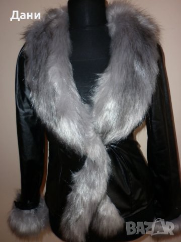 Пухкав елек Amonc -еко кожа, снимка 16 - Елеци - 50686694