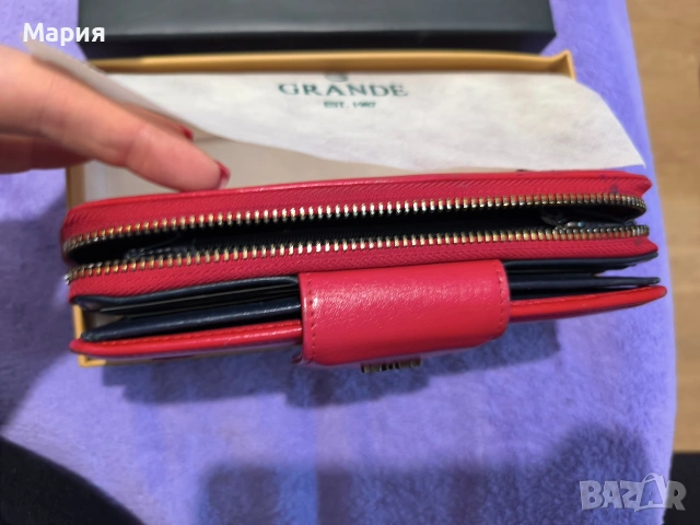 Дамски портфейл Grande, снимка 3 - Портфейли, портмонета - 53065260