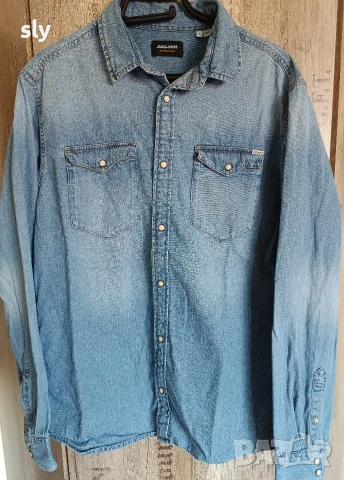 Дънкова риза Jack & Jones 