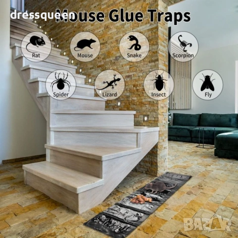 4683 Професионален лепящ капан за гризачи Силно фиксиращо лепило за мишки и плъхове