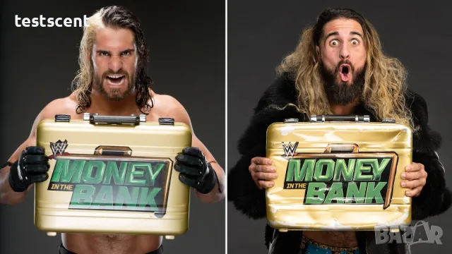 WWE Money In the Bank Briefcase куфарче за екшън фигурки / играчки Договорът в куфарчето, снимка 2 - Колекции - 48827846