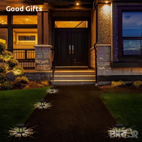 Соларна лампа с цветна проекция, снимка 2 - Соларни лампи - 50239997