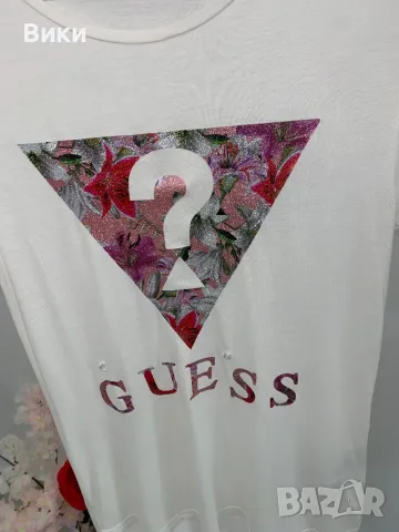 Тениска Guess 16г, но е подходяща и за S, снимка 7 - Тениски - 49692986