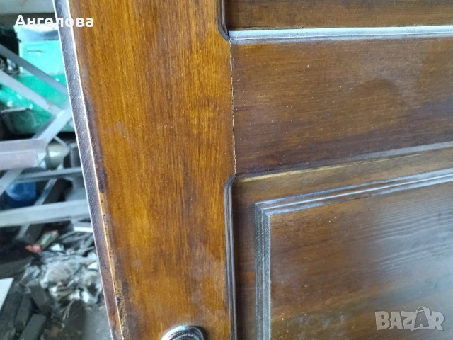 Дървена врата, снимка 4 - Интериорни врати - 51232983