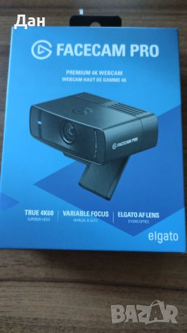 Най-добрата 4K web+streaming камера Elgato, снимка 1 - Камери - 45551956