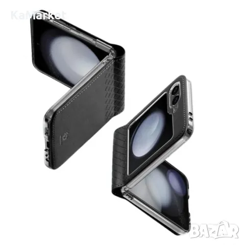 Кожен кейс Dux Ducis BRIL, За Samsung Galaxy Z Flip6, Черен, снимка 3 - Калъфи, кейсове - 47985301