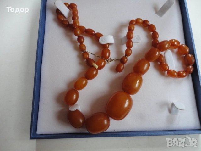 Луксозно  колие от балтийски кехлибар 6, снимка 8 - Колиета, медальони, синджири - 52839137