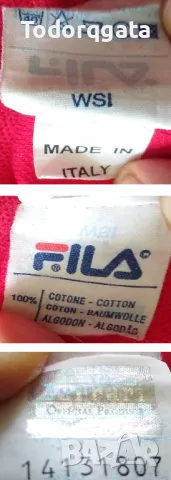 Fila Ferrari Ферари Червена Поло Блуза Polo Shirt L-XL Scuderia Много Добро Състояние, снимка 6 - Блузи - 48254617