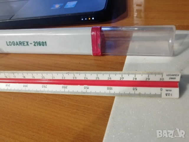 Триъгълна машабна линия LOGAREX 21601, снимка 3 - Ученически пособия, канцеларски материали - 51971550