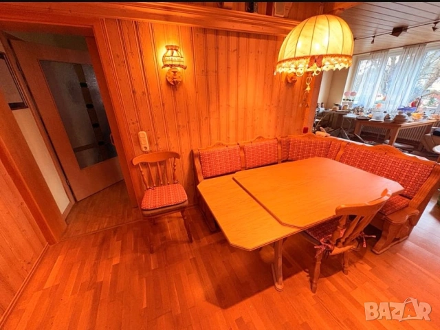 🌲 Масивен кухненски ъгъл в автентичен Шварцвалдски стил 🌲, снимка 5 - Дивани и мека мебел - 53965412