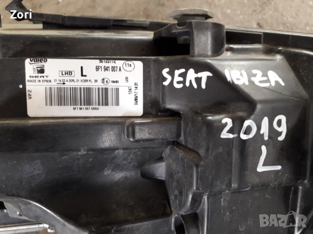 ляв фар Сеат Ибиза Seat Ibiza xenon, снимка 4 - Части - 52051189