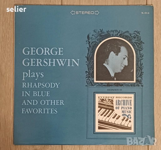 George Gershwin – Plays Rhapsody In Blue And Other Favorites Издание 🇺🇸 USA 1975г Състояние на вин