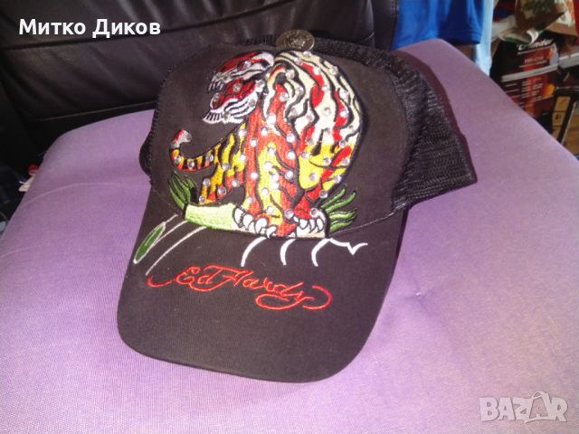 Ed Hardy Vintage Tatto Wear маркова лятна шапка с козирка регулируема нова, снимка 2 - Шапки - 46058351