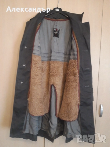 Мъжки шлифер с подплата, снимка 3 - Палта - 52919047