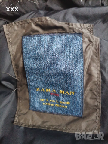 Zara пухено яке, снимка 5 - Якета - 53573853
