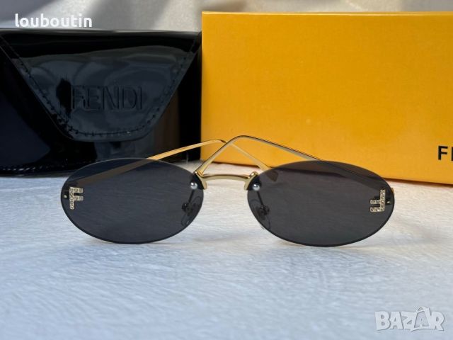  Fendi Дамски слънчеви очила елипса овални 4 цвята, снимка 5 - Слънчеви и диоптрични очила - 45180086