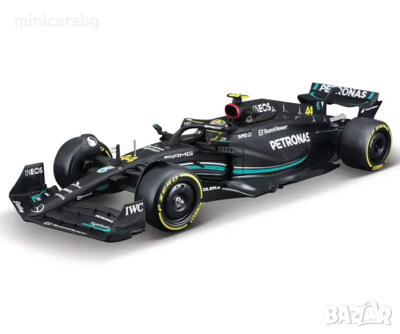 1:24 Метални колички: Mercedes AMG F1 W14 E Performance 44 Lewis Hamilton, снимка 2 - Колекции - 48242679