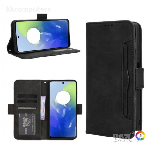 Motorola Moto G04 / G24 Magnetic Кожен Калъф и Протектор