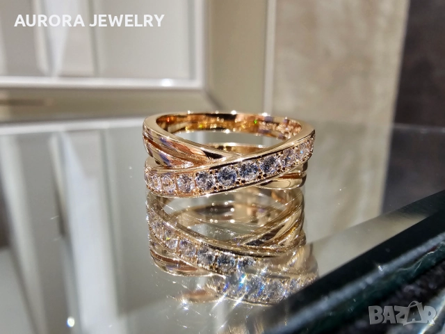 CARTIER Etincelle de Cartier Rose Gold Diamonds Дамски Пръстен, снимка 8 - Пръстени - 52833286