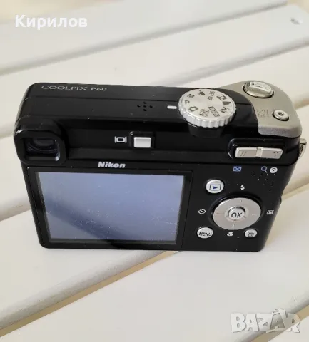 фотоапарат Nikon Coolpix P60, ЗА ЧАСТИ!, снимка 2 - Чанти, стативи, аксесоари - 49026144