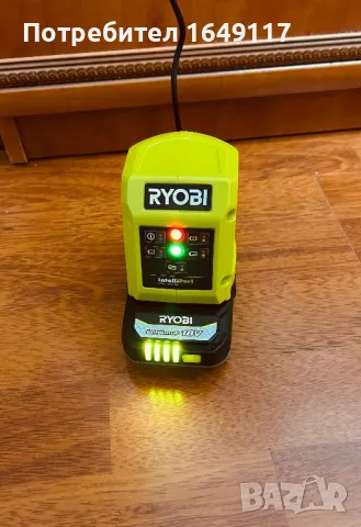 Ryobi 18V - нов акумулаторен ъглошлайф 115mm + батерия 2Ah + зарядно у-во, снимка 7 - Други инструменти - 48225735