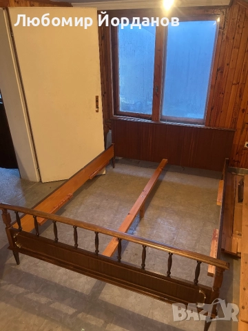 Дървена спалня / легло – като ново, неупотребявано., снимка 4 - Спални и легла - 52584869