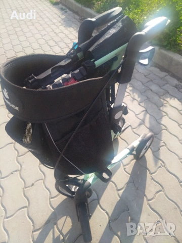 Сгъваема алуминиева  проходилка ролатор за възрастни, оперирани, трудно подвижни хора. Марка SERVER , снимка 6 - Ролатори - 54099678