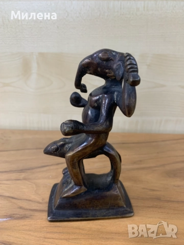 Статуетка на индуисткия бог Ганеша, снимка 2 - Статуетки - 52467533