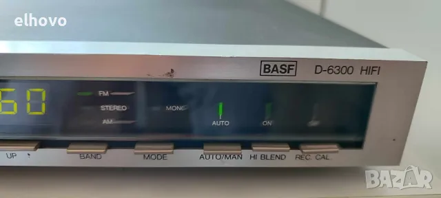 Стерео тунер BASF D-6300 HIFI, снимка 4 - Ресийвъри, усилватели, смесителни пултове - 47117353