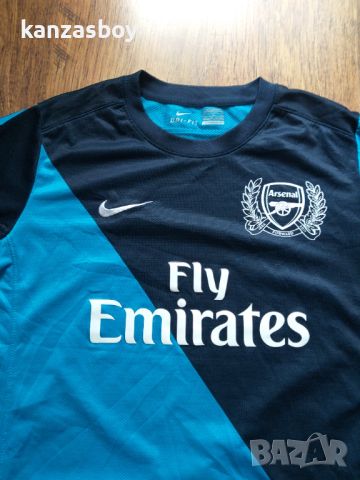 NIKE ARSENAL FC  2011/12 AWAY - футболна юношеска тениска КАТО НОВА, снимка 2 - Детски тениски и потници - 45637854