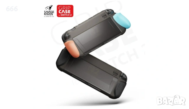 калъф със сменяеми дръжки за Nintendo Switch 2 - черен, снимка 6 - Друга електроника - 54183328