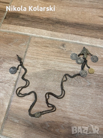 Автентичен сребърен македонски кюстек, снимка 5 - Антикварни и старинни предмети - 54036407