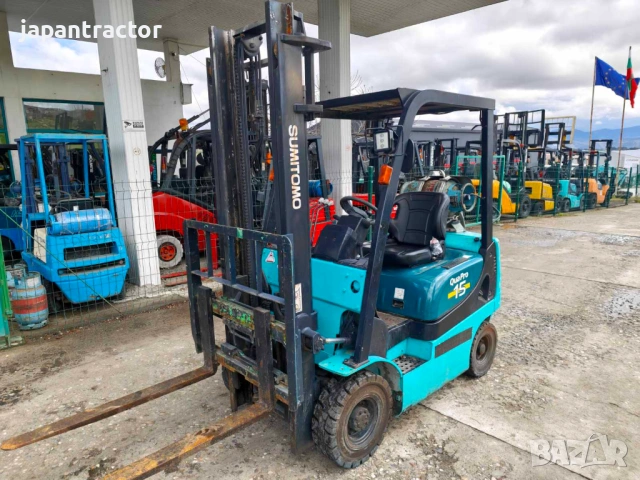 Мотокар Yale Газ/бензин, снимка 2 - Индустриална техника - 54085721