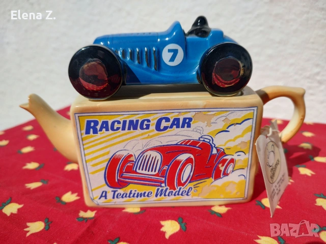 Винтидж чайник играчка състезателна кола, снимка 2 - Колекции - 53845101