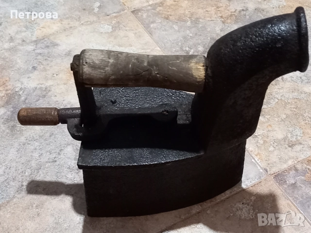 Стара ютия с комин, снимка 10 - Антикварни и старинни предмети - 52617759