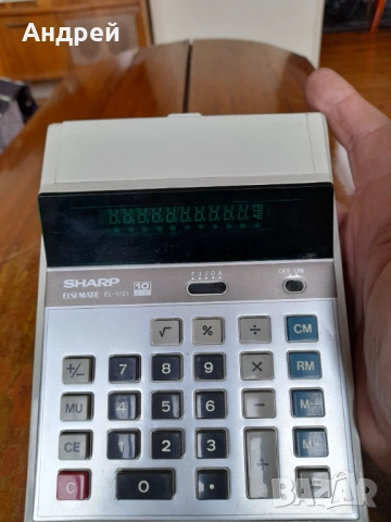 Стар калкулатор Sharp Elsi Mate EL-1121, снимка 2 - Антикварни и старинни предмети - 53487019