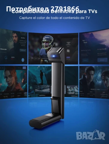 Govee TV Backlight 3 Lite за телевизори 55-65 инча RGBICW Wi-Fi LED лентови светлини с камера, снимка 7 - Стойки, 3D очила, аксесоари - 50838880