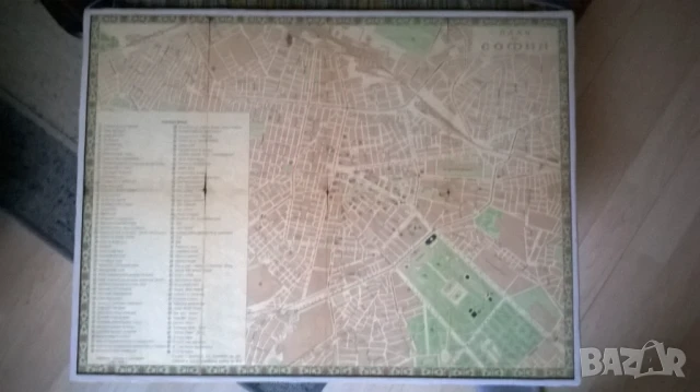 карта софия картина 1959г., снимка 3 - Картини - 50915553