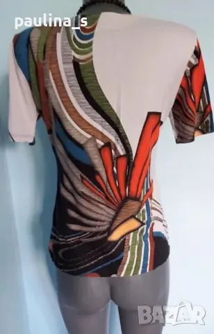 Четири броя / Маркови памучни блузи тип туника / универсален размер , снимка 13 - Туники - 46343950