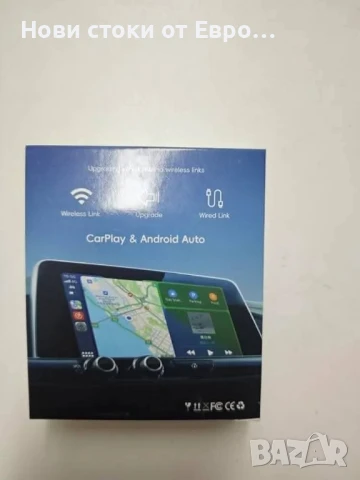 Безжичен CarPlay адаптер, безж адаптер за кола с Android,стаб бърз мини Carplay безжичен стик Plug , снимка 9 - Други - 50903608
