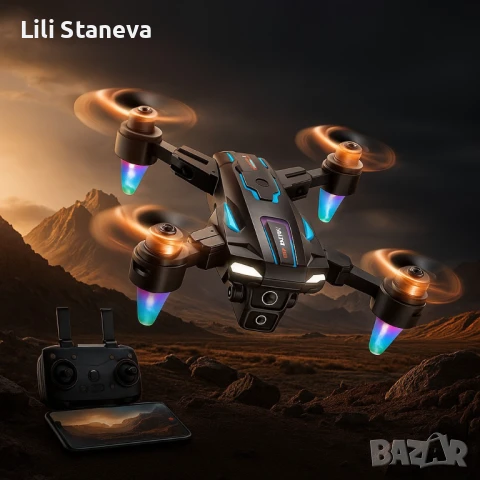 8K Дрон A22, с двойна ESC камера и вграден екран. , снимка 2 - Дронове и аксесоари - 51110381