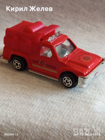 Метална количка ПОЖАРНА много красива перфектно състояние за КОЛЕКЦИОНЕРИ 31135