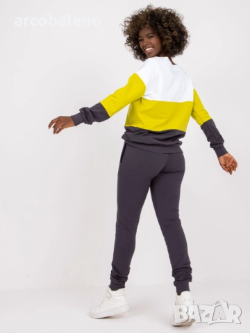 Ежедневен дамски комплект анцуг от памук Sandra, 5цвята , снимка 14 - Комплекти - 51699108