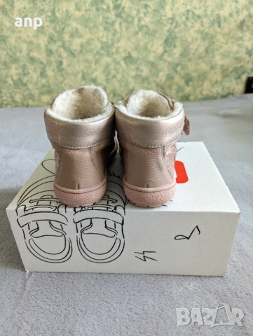 Детски боти КК в пудрено розово | №25/15.8 см | Като нови, снимка 4 - Детски боти и ботуши - 53392989