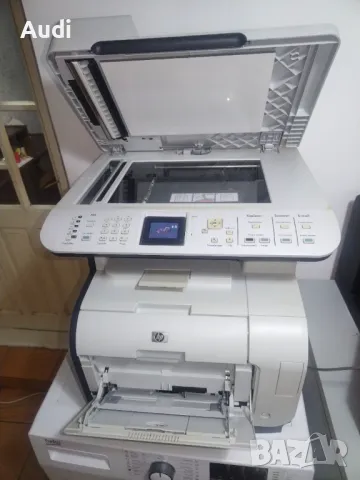 Многофункционален принтер, скенер, КОПИР, мрежа, факс HP Color LaserJet CM2320nf mfp ПОДАРЪК! Компле, снимка 1 - Принтери, копири, скенери - 47090283