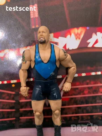 Екшън фигура WWE Big Show Грамадата WWE Mattel blue tights basic series играчка figure, снимка 6 - Колекции - 48829912