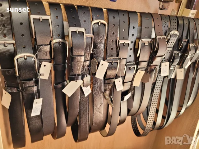 естествена кожа колани- унисекс модели ( от 115- 135 см ), снимка 3 - Колани - 50362788